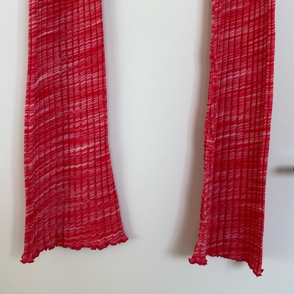 Zara Flared Ribbed Pants - Picture 10 of 11